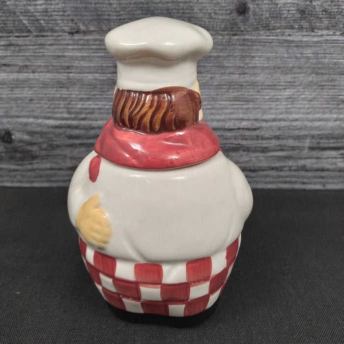 Chef Kitchen Condiment Canister Small Set of 3 Ceramic by Alco Industries