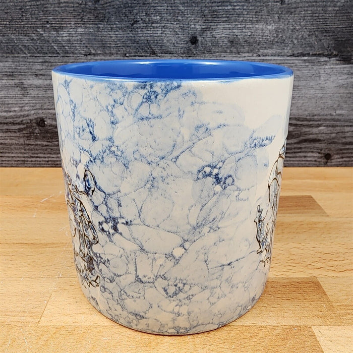 Chesapeake Bay Crab Canister Embossed Set of 2 by Blue Sky 4" & 5" Sea Life Jar