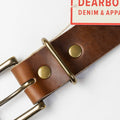 #1: Chicago Tan Leather Belt