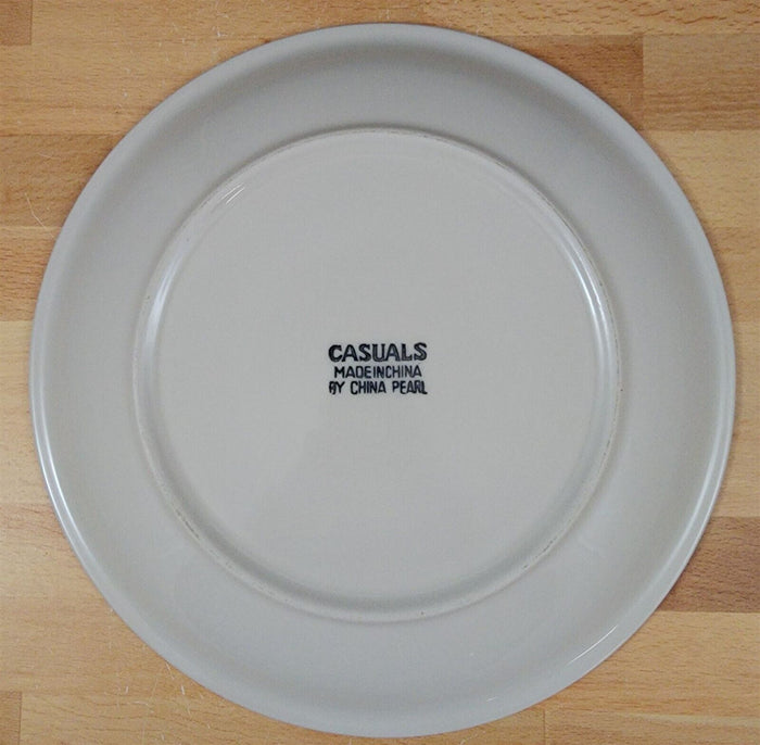 China Pearl Casuals Apples 2 Dinner Plate Set Dinnerware Tableware 10 1/2"