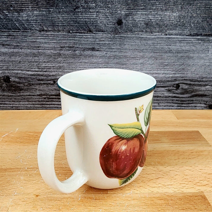 China Pearl Casuals Apples 4 Coffee Mugs Set 3 3/4 Tea Cup"