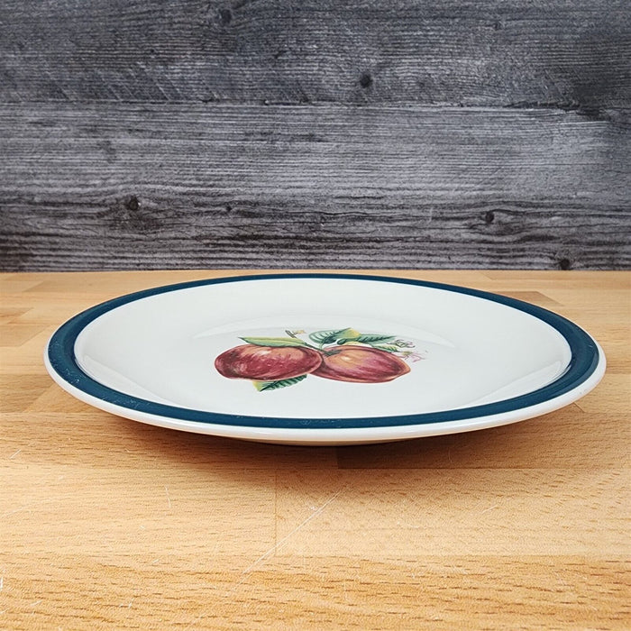 China Pearl Casuals Apples 4 Salad Plate Set Dinnerware Tableware 7 5/8"