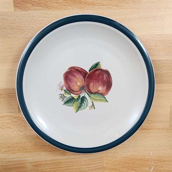 China Pearl Casuals Apples 4 Salad Plate Set Dinnerware Tableware 7 5/8"