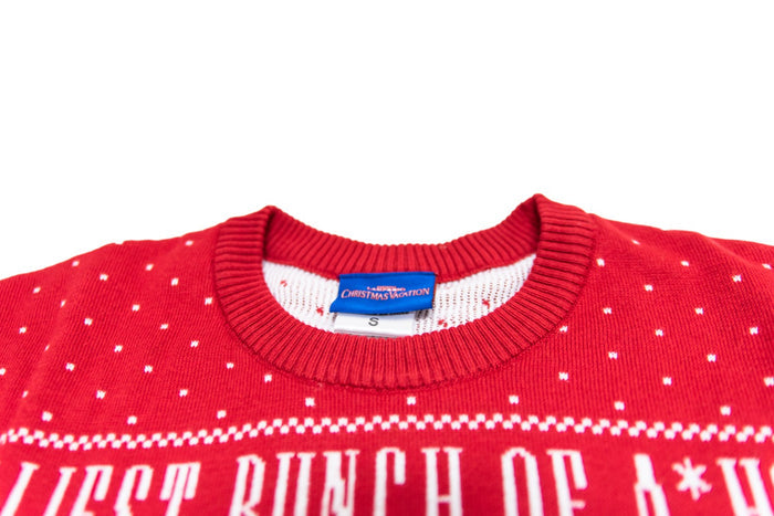 Christmas Vacation Jolliest Bunch of A*Holes Red and Green Ugly Christmas Sweater