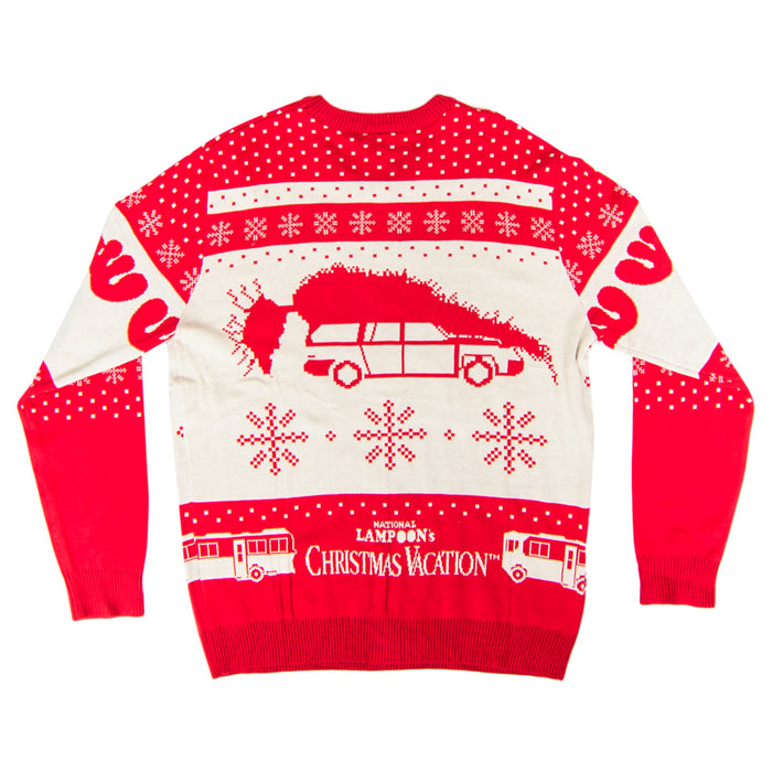Christmas Vacation The Griswold's Threshold of Hell Clark Santa Hat Ugly Christmas Sweater