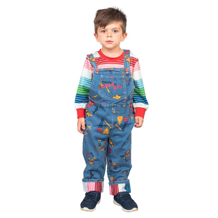 Chuckie Costume Good Guys Doll Child Halloween Cosplay