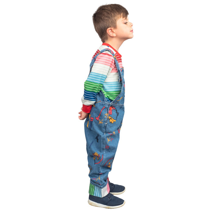 Chuckie Costume Good Guys Doll Child Halloween Cosplay