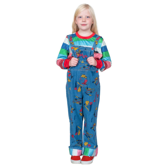 Chuckie Costume Good Guys Doll Child Halloween Cosplay