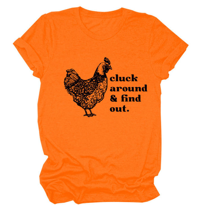 Orange (black letter color picture) / S