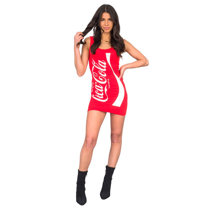Coke Coca-Cola Tunic Tank Juniors/Women's Halloween Cosplay Tank Top Dress