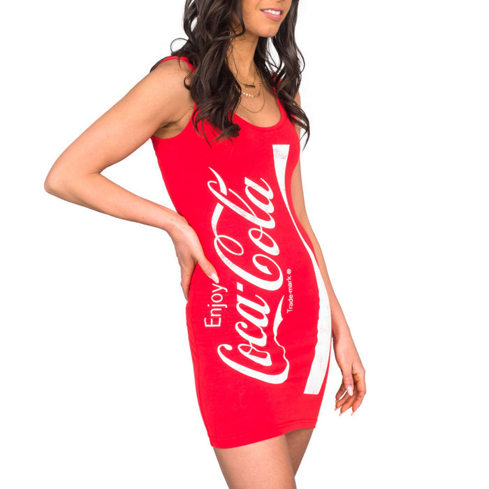 Coke Coca-Cola Tunic Tank Juniors/Women's Halloween Cosplay Tank Top Dress