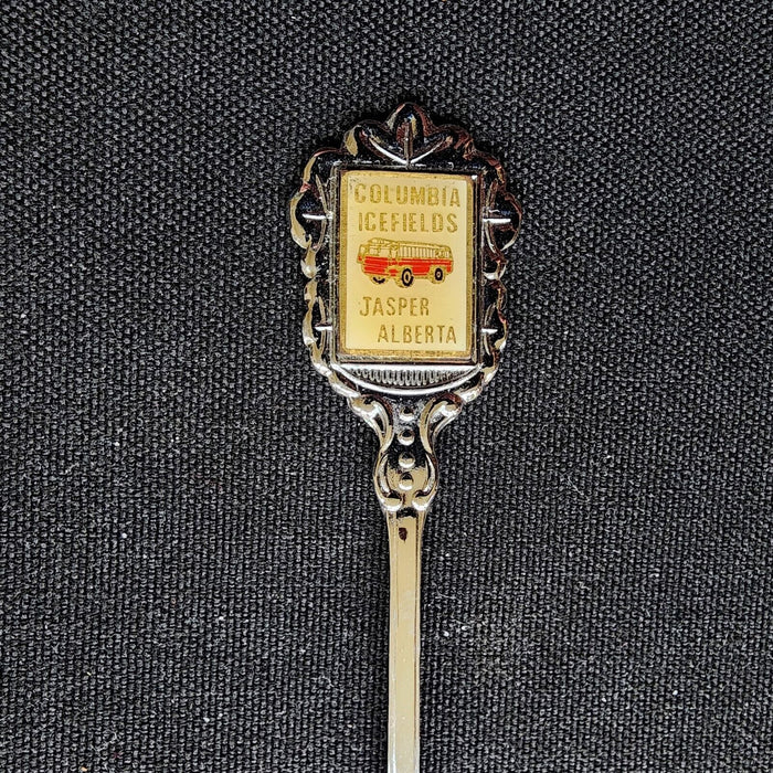 Columbia Icefields Jasper Alberta Canada Collectible Souvenir Spoon 4.5" (11cm)