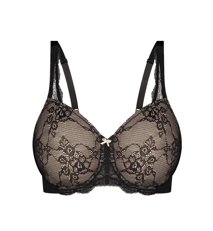 BLACK TRIUMPH Plus Size CONTOURING SENSATION MINIMISER BRA