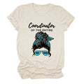 Coordinator of The Entire Stylish Crewneck Short-sleeved T-Shirt