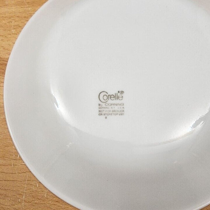 Corelle Corning Butterfly Gold 2 Salad Plate Set Ceramic 8 1/2" Floral Rim