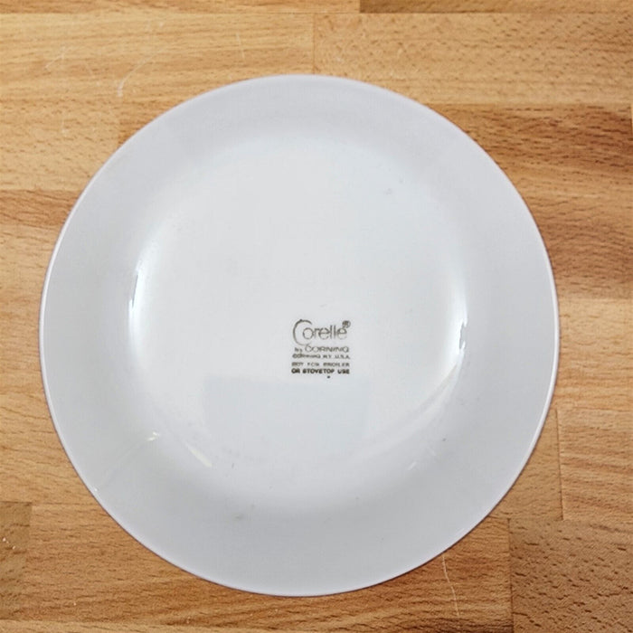 Corelle Corning Ribbon Bouquet Set of 4 Bread Butter Plate Ceramic 6 3/4" Floral