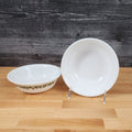 Corelle Corning Spring Blossom Set of 2 Cereal Soup Bowl 6 1/4" 16 cm Floral Rim
