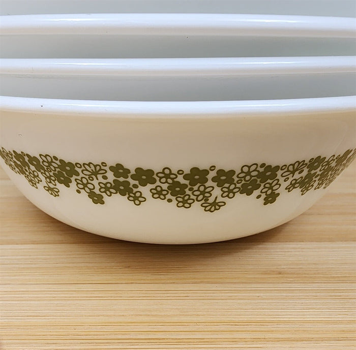 Corelle Corning Spring Blossom Set of 6 Fruit Sauce Bowl 5 1/2" 14 cm Floral Rim