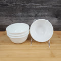 Corelle Corning White Vitrelle Set of 4 Cereal Soup Bowl 5" 12 cm