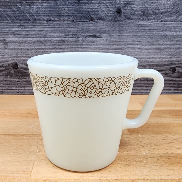 Corelle Corning Woodland Brown Coffee Cup Set of 4 Mugs
