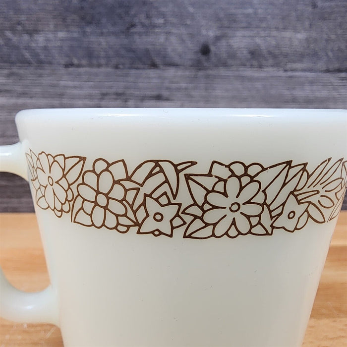 Corelle Corning Woodland Brown Coffee Cup Set of 4 Mugs