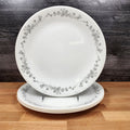 Corelle Ribbon Bouquet Set of 4 Dinner Plate 10.25" 26cm Corning Gray Floral