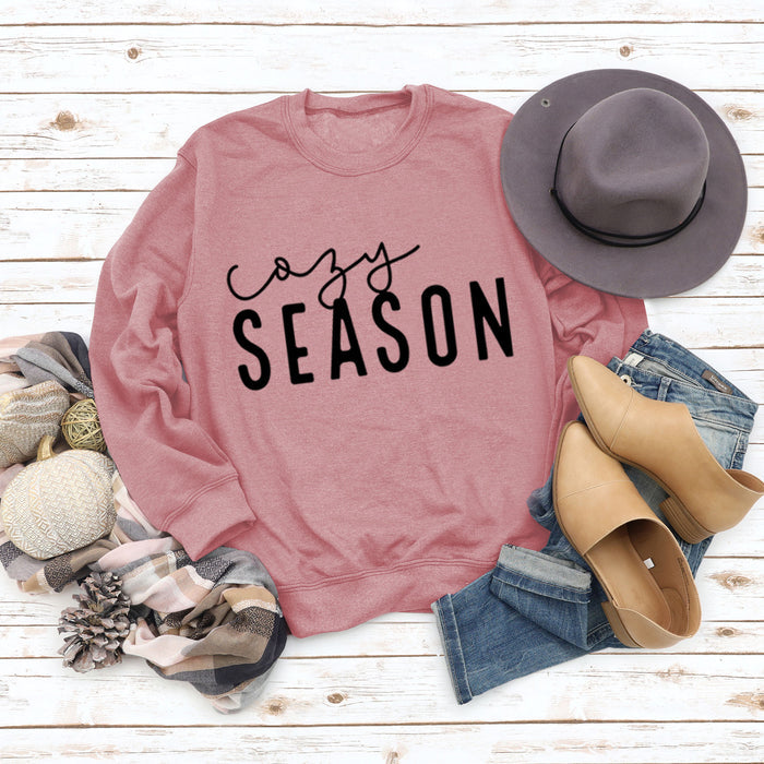 Rose gold sweater (black font) / S