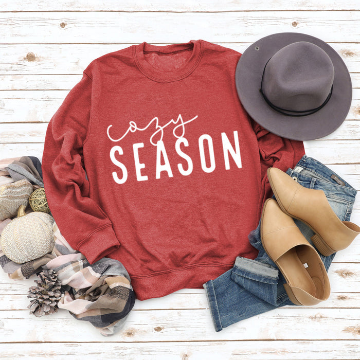Red sweater (white font) / S