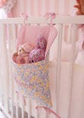 Cot and bed pocket - Summer Flowers