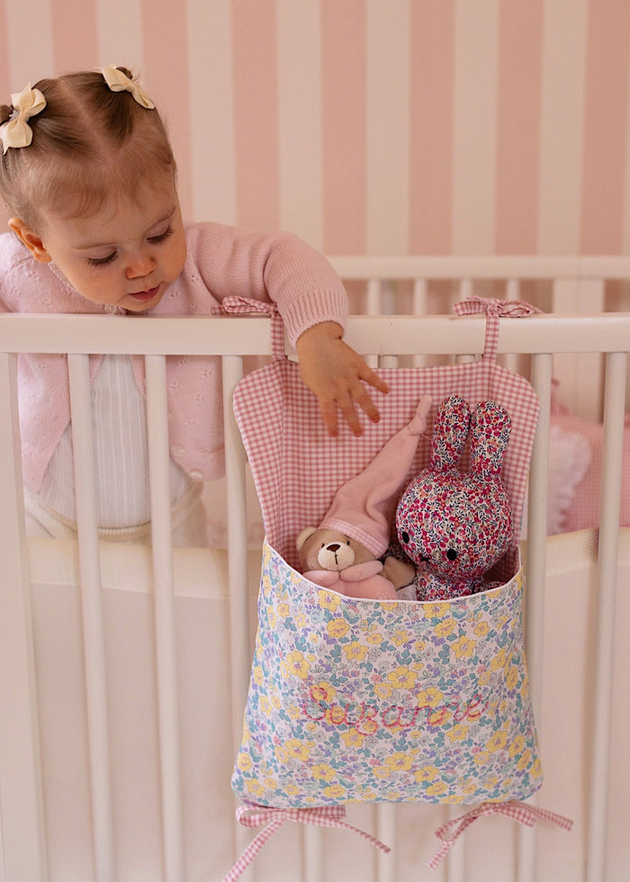 Cot and bed pocket - Summer Flowers