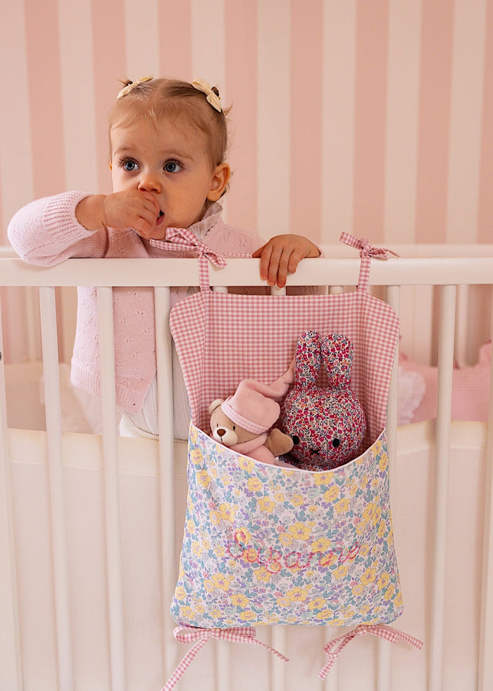 Cot and bed pocket - Summer Flowers