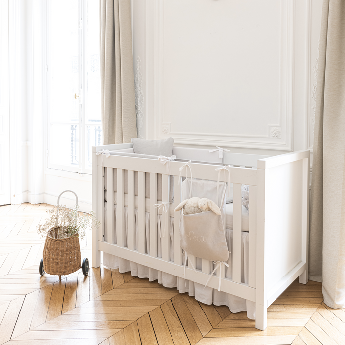 Cot and bed skirt
