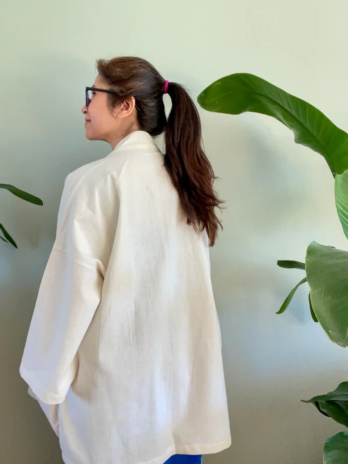 Cotton Jacket, kinomo style - Beige