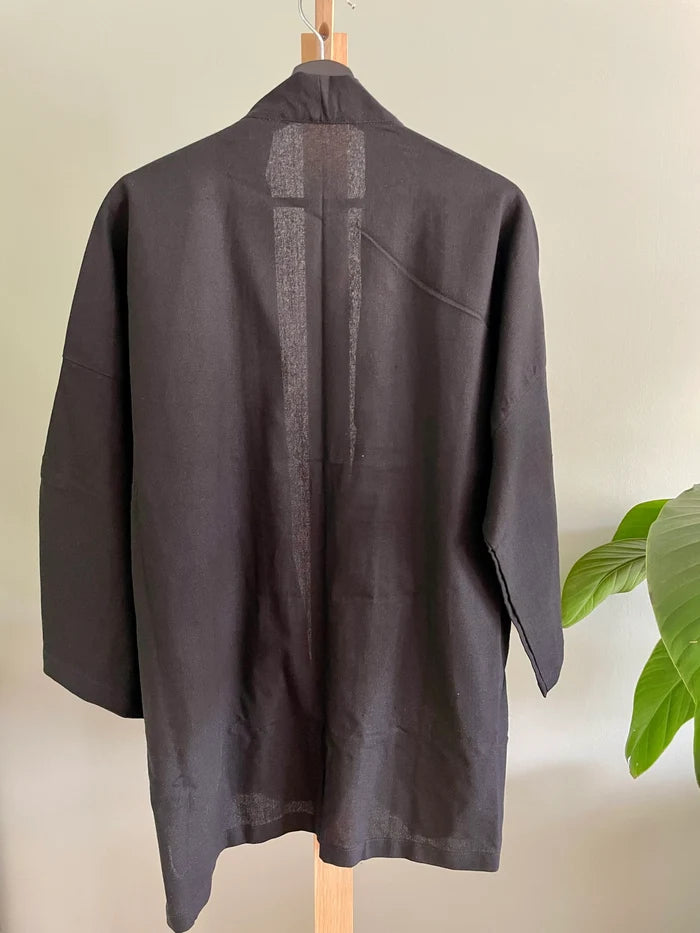Cotton Jacket, kinomo style - Black