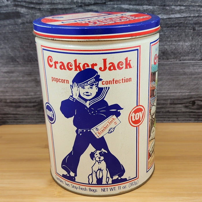 Cracker Jack Tin Nostalgic Confection Advertising Limited Edition 1990 Empty