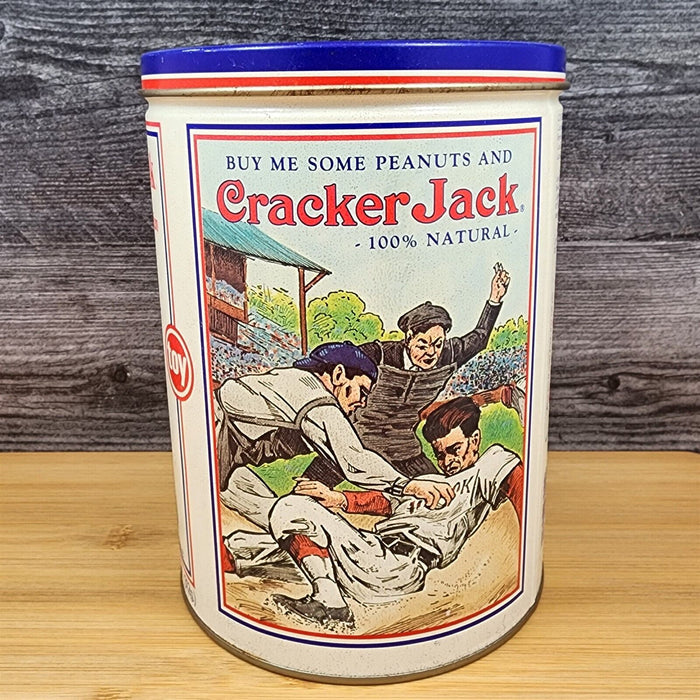 Cracker Jack Tin Nostalgic Confection Advertising Limited Edition 1990 Empty