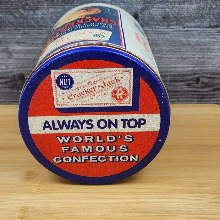 Cracker Jack Tin Nostalgic Confection Advertising Limited Edition 1990 Empty