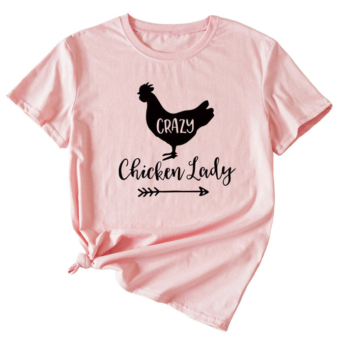 Pink (black font) / S