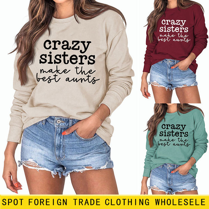 Crazy Sisters Make Bottoming Long-sleeved Shirt Large Size Sweater