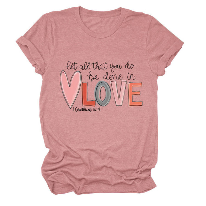 Rose gold (black letter color picture) / S