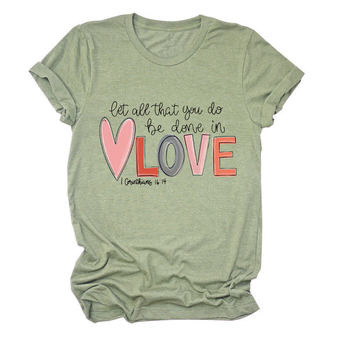 Olive green (black letter color picture) / S