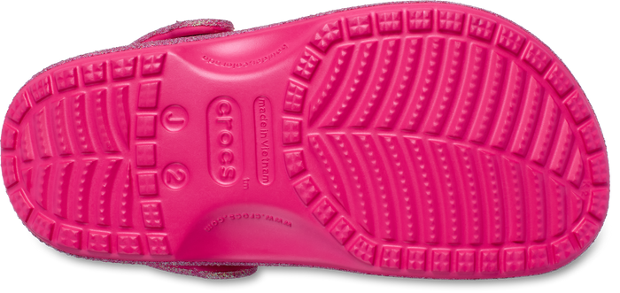 Crocs Kids Classic Clog | Glitter Dragon Fruit