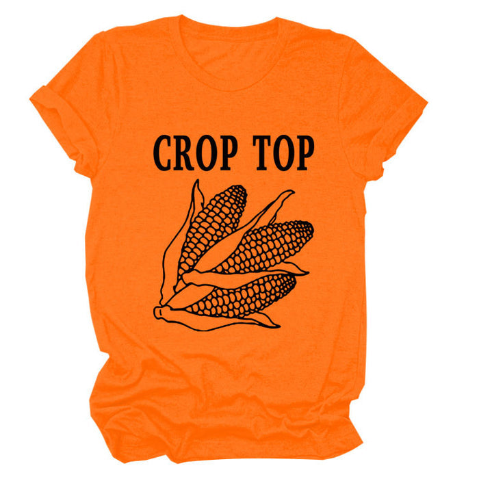 Orange (black letter color picture) / S