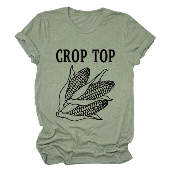 Olive green (black letter color picture) / S