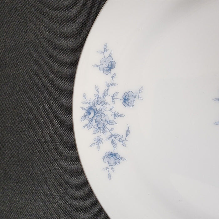 Crown Empire Duchess Set of 4 Bread and Butter Plate 6 5/8" Floral Silver Rim