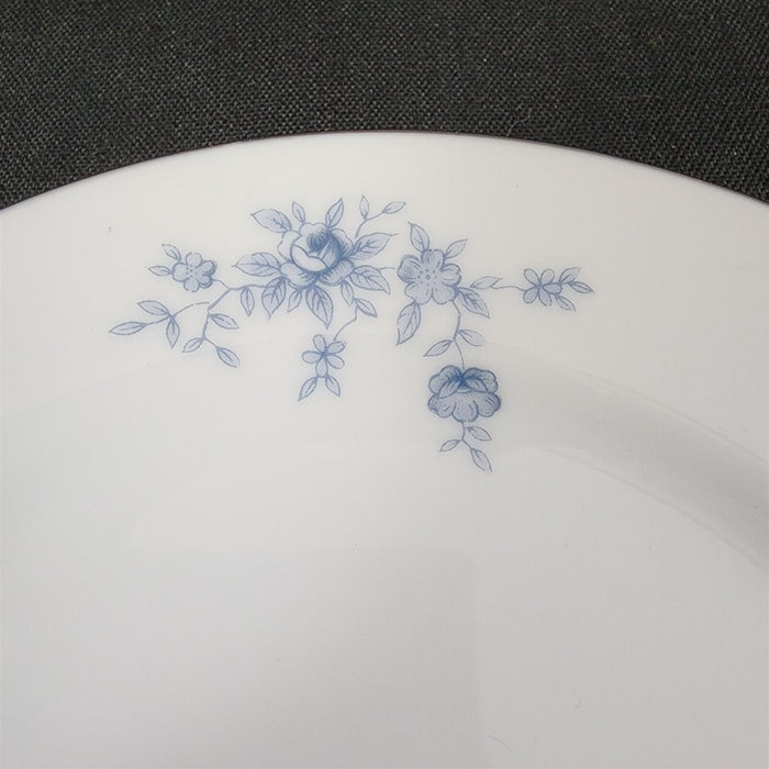 Crown Empire Duchess Set of 4 Bread and Butter Plate 6 5/8" Floral Silver Rim