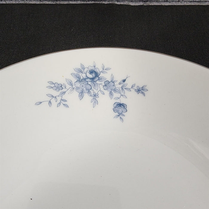 Crown Empire Duchess Set of 4 Fruit Sauce Dessert Bowl 5 3/4" Floral Silver Rim