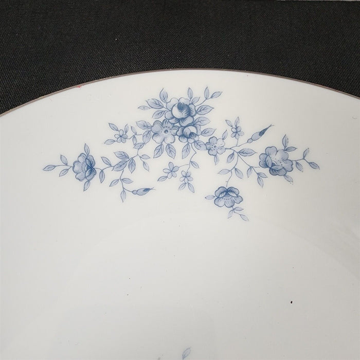 Crown Empire Duchess Set of 4 Fruit Sauce Dessert Bowl 5 3/4" Floral Silver Rim