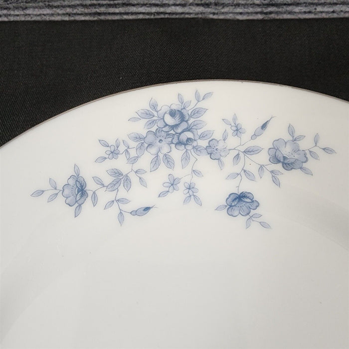 Crown Empire Duchess Set of 4 Salad Plate 7 5/8" Floral with Silver Rim Ceramic