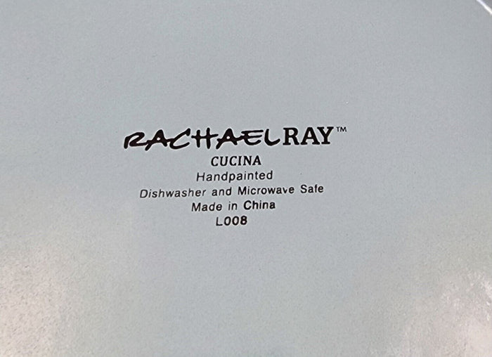 Cucina Agave Blue by Rachael Ray Ceramic Set of 2 Salad Plate 8 1/4" 21 cm